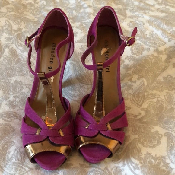 Madden Girl Hopeee T-Strap Platforms size 7 - Picture 3 of 12